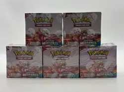 Lot of (5) Pokemon TCG Sword & Shield Battle Styles Booster Boxes Sealed - Image 1