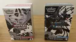 Pokemon TCG Black Bolt and White Flare Booster Bundle Set FACTORY SEALED - Image 1