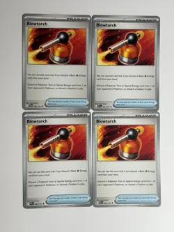 4x Blowtorch 086/094 Playset x4 Phantasmal Flames Pokemon TCG - Image 1