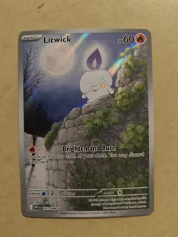 Litwick - 101/086 - White Flare - Illustration Rare | Pokemon TCG | NM - Image 1