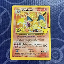 Pokemon TCG Charizard 4/102 Celebrations: Classic Collection Holo Rare - Image 1