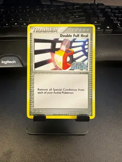 Pokemon Double Full Heal 77/100 Reverse Holo EX Crystal Guardians LP - Image 1