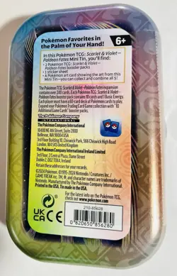 Pokemon Scarlet & Violet Paldean Fates Mini Tin | Flamigo - Image 2