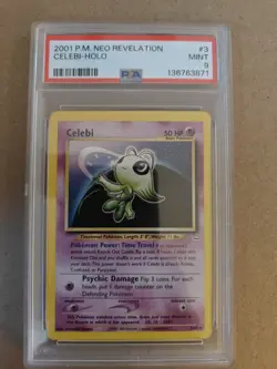 Celebi 3/64 Neo Revelation Holo #3 PSA Mint 9 🔥 Vintage Pokemon LOW POP!!! - Image 1