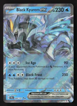 Black Kyurem ex Double Rare Holo SSP 048/191 NM Pokemon TCG - Image 1