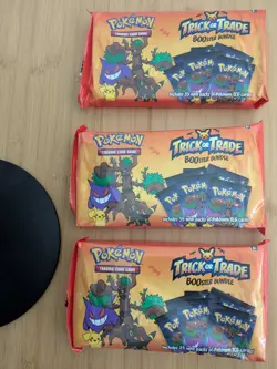 3 Pokemon Trick Or Trade BOOster Bundles 2024 Sealed - Image 1
