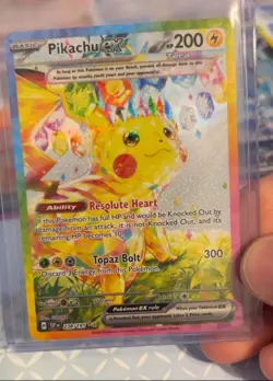 2024 Pokemon Scarlet & Violet - Surging Sparks 238/191 Pikachu ex Near Mint - Image 3