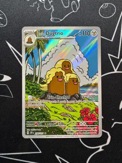 Alolan Dugtrio 208/191 Pokemon TCG Surging Sparks Illustration Rare English - Image 1