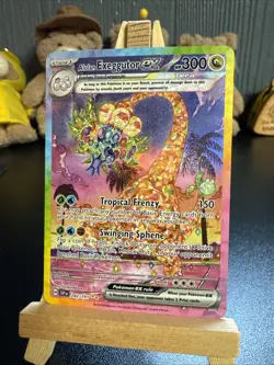 Pokemon TCG Alolan Exeggutor EX 242/191SV08: Surging Sparks Holo Full Art - Image 1