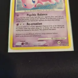 Pokemon TCG Mew 15/132 Secret Wonders Holo Rare LP w/ Small Crease Free Ship - Image 2