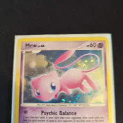 Pokemon TCG Mew 15/132 Secret Wonders Holo Rare LP w/ Small Crease Free Ship - Image 3
