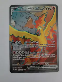 Pokemon Team Rockets Moltres ex #208/182 Destined Rivals - Image 1