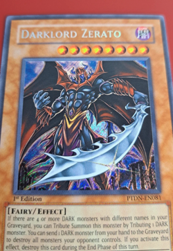 Yu-Gi-Oh! Darklord Zerato (PTDN-EN081), SECRET RARE, 1ST EDITION, NM - Image 3