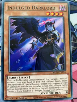 Yugioh Indulged Darklord ROTD-EN024 Common NM x3 Play Set - Image 1