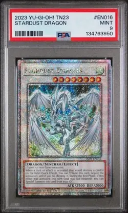 2023 Yu-Gi-Oh! Stardust Dragon TN23-EN016 Quarter Century Rare PSA 9 - Image 1