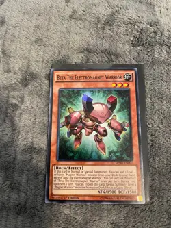 Beta the Electromagnet Warrior - SDMY-EN002 - 1st Edition - Super Rare - VLP - Image 1