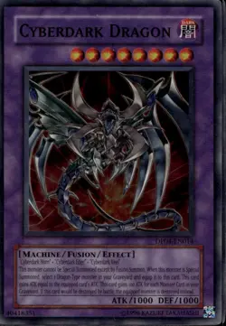 Cyberdark Dragon Unl Ed Super Rare DP04-EN014 Yu-Gi-Oh! - Image 1