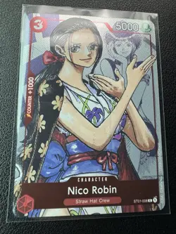 Nico Robin - ST01-008 (Alternate Art) ST01-008 One Piece Promo NM - Image 5