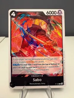 One Piece TCG - Sabo P-105 English Near Mint - Image 1
