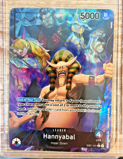 ONE PIECE Hannyabal EB01-021 (Alt Art) Leader -Memorial Collection NM ENG - Image 1