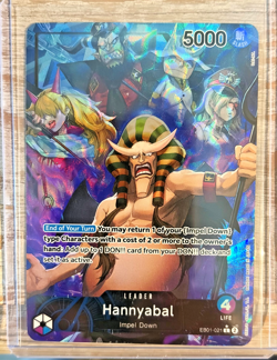 ONE PIECE Hannyabal EB01-021 (Alt Art) Leader -Memorial Collection NM ENG - Image 2