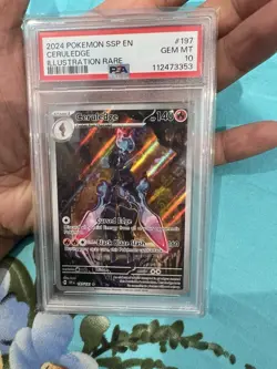 Ceruledge 197/191 - Surging Sparks - Illustration Rare - PSA 10 - Pokemon TCG - Image 1