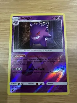 Pokemon Card Gengar Crimson Invasion Reverse Holo Rare 38/111 Near Mint - Image 1