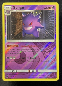 Pokemon - Gengar - 38/111 - Reverse Holo Rare - Crimson Invasion - NM/M - Image 1