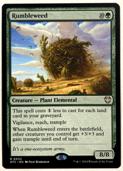 MTG Rumbleweed Outlaws of Thunder Junction Commander 32 NM - Image 1