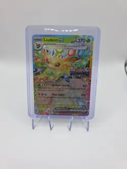 Pokemon TCG: Prismatic Evolutions - 006/131 - Leafeon Ex - Stamped Promo Sealed - Image 1
