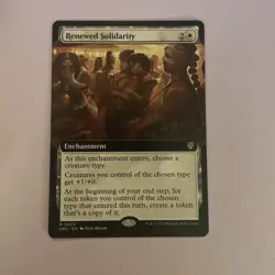 Renewed Solidarity (Extended Art) Commander: Aetherdrift Regular - Image 1