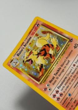 Pokemon TCG Blaine's Arcanine Gym Challenge 1/132 Holo Vintage Pokemon Card - Image 3