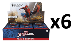 MTG Magic The Gathering Marvel's Spider-Man PLAY Booster 6-Box CASE SEALED! - Image 1