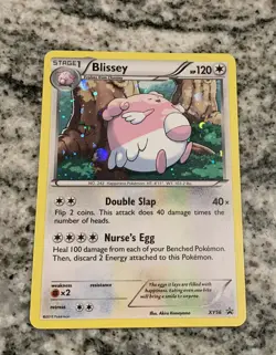 Pokemon TCG Cards Blissey XY56 Black Star Promo Holo NM - Image 1