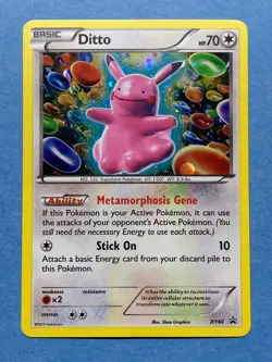 Pokemon Holo Black Star Promo Ditto- XY40 - VLP/NM - Image 1