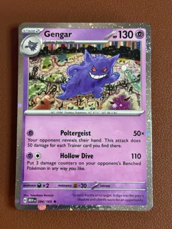 Gengar 094/165 151 Sam’s Club Cosmo Holo Promo Pokemon Scarlet & Violet Card - Image 2