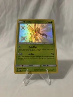 Scyther Shiny Holo Rare Hidden Fates: Shiny Vault SV1/SV94 Grass Pokemon Card - Image 1