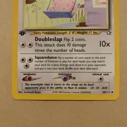 Pokemon Clefairy Neo Genesis 1st Edition Card #30/111 Mint Condition - Image 3