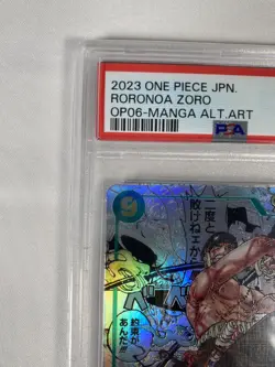 PSA 10 Roronoa Zoro OP06-118 SEC Comic Parallel Manga ONE PIECE Card Giapponese - Image 2