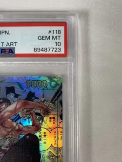 PSA 10 Roronoa Zoro OP06-118 SEC Comic Parallel Manga ONE PIECE Card Giapponese - Image 3