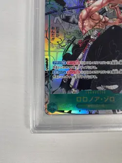 PSA 10 Roronoa Zoro OP06-118 SEC Comic Parallel Manga ONE PIECE Card Giapponese - Image 5