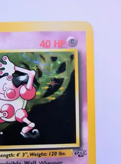 Pokemon TCG Jungle Mr. Mime Card 6/64 Unlimited Edition Holo Rare WOTC-LP - Image 4