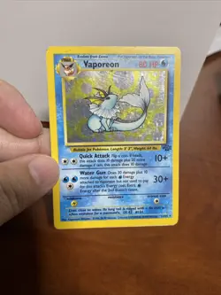 1999 Pokemon Card Jungle Vaporeon Holo #12/64 ✨ VINTAGE ✨ - Image 1