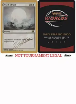 Wrath of God (Julien Nuijten - 2004) World Championship PLD Rare CARD ABUGames - Image 1