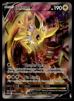 Pokemon TCG SWSH: Sword & Shield Promo Cards #SWSH183 Jolteon V NM - Image 1