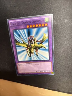 YGLD-ENA41 GAIA THE DRAGON CHAMPION COMMON 1ST EDITION YuGiOh CARD - Image 1