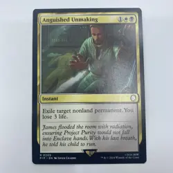 MTG Anguished Unmaking Fallout UB LP Instant Removal Orzhov EDH Card - Image 1