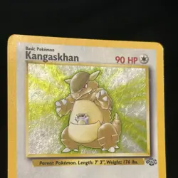 1999 Pokemon KANGASKHAN Jungle Set HOLO Foil Rare Unlimited Edition Card 5/64 EX - Image 2