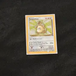 1999 Pokemon KANGASKHAN Jungle Set HOLO Foil Rare Unlimited Edition Card 5/64 EX - Image 4