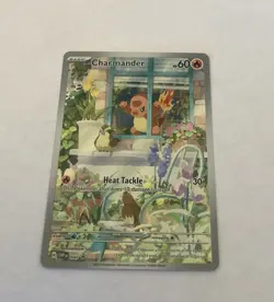 Pokemon TCG Scarlet and Violet Black Star Promo Charmander Card 044 - Image 1
